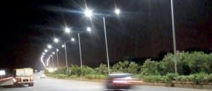 Solar-powered LED lights