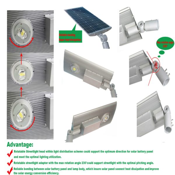 Solar led street light