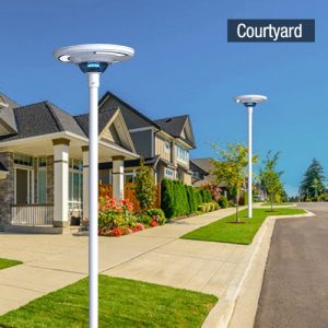 Solar Courtyard Led Light