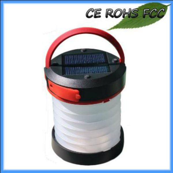 1 Watt Solar LED Foldable Camping Ligh with multiple usage