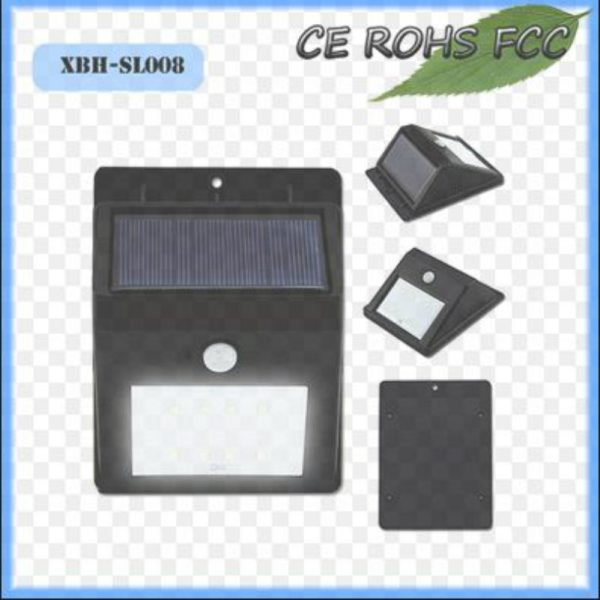 1.6 Watt Solar LED Motion Sensor Light Over 12 hours working time