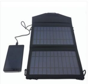 Portable 14 W Fabric Solar Charger With USB For Mobile Phone