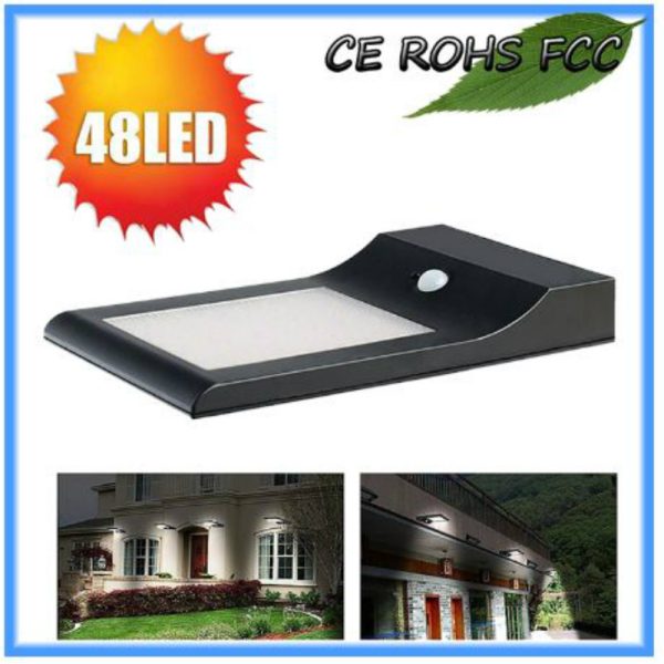 Solar LED Sensor Wall Light-5 Watt with sensor features