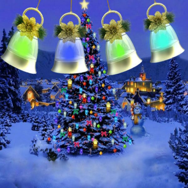 Bell Shape Led Decoration Light with Music