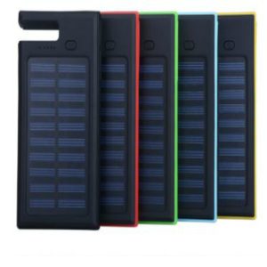 Dual-USB Waterproof Solar Power Bank Battery Charger for Cell Phone