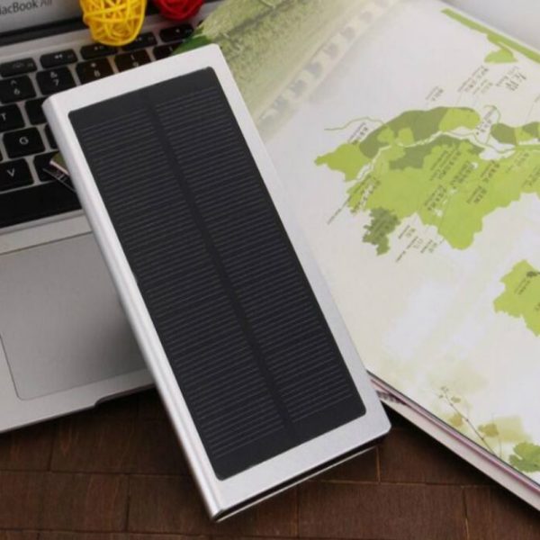 Solar Charger 10000 mAh for Metal Aluminum Alloy Oxidation