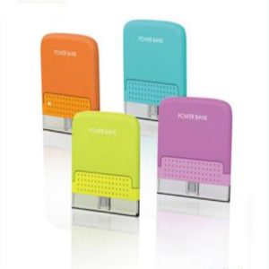 Solar Power Bank 1000 mah with different colors
