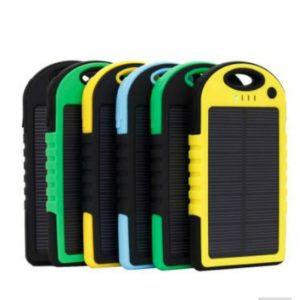 Solar Power Charger_5000 mah_Waterproof With Led