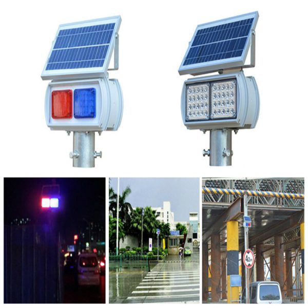 Solar Traffic Flashing Light